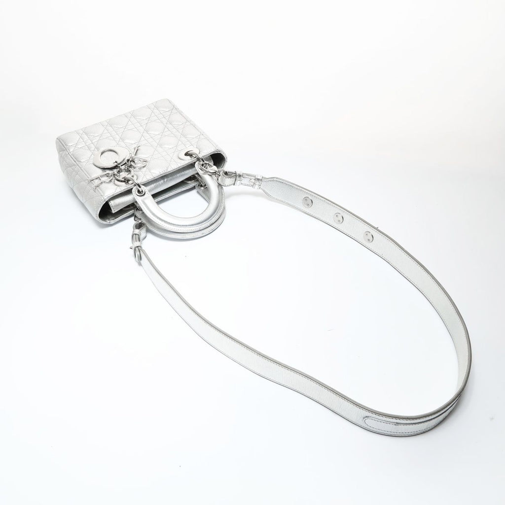 Dior Handbag Lady Cannage Metallic — view 9