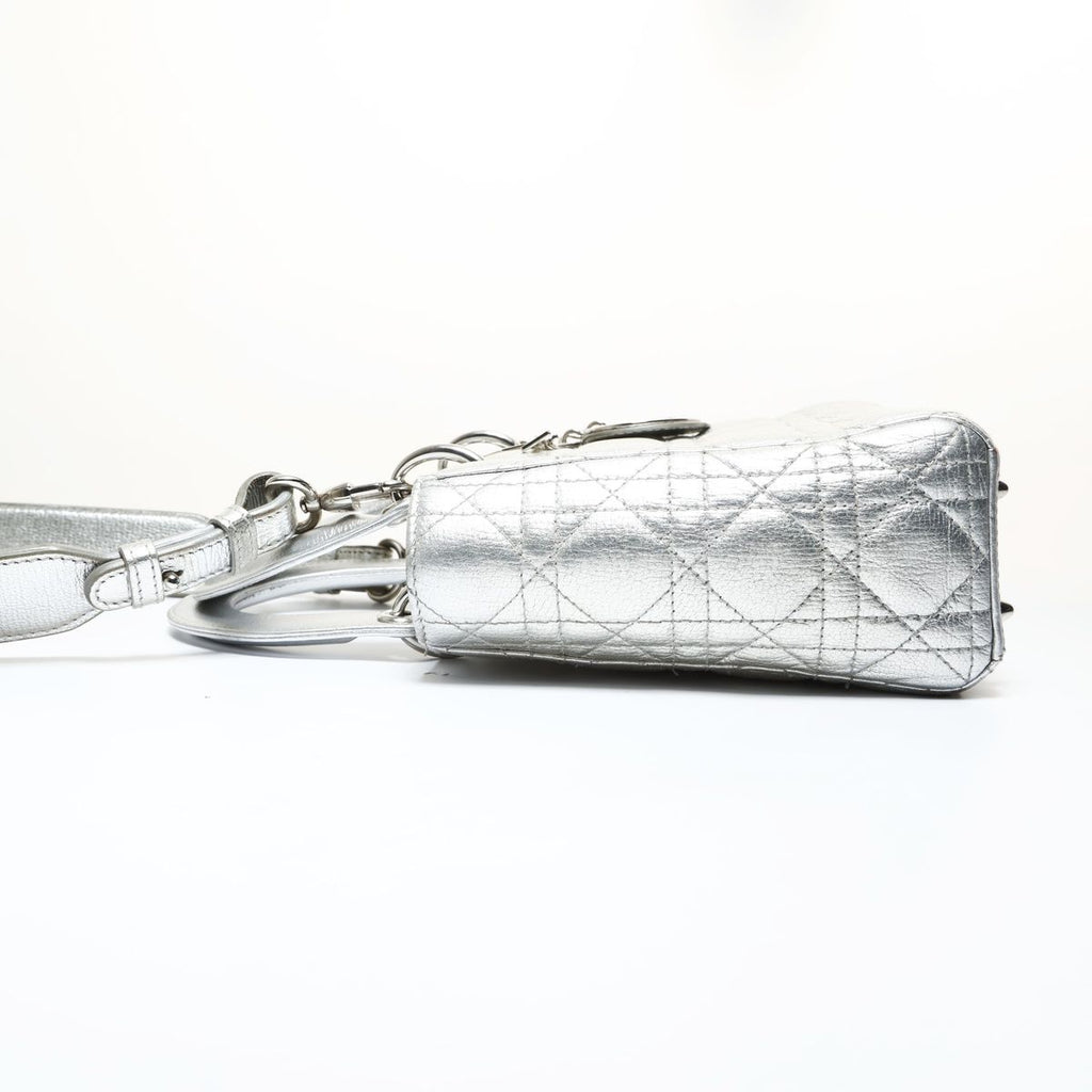 Dior Handbag Lady Cannage Metallic — view 3
