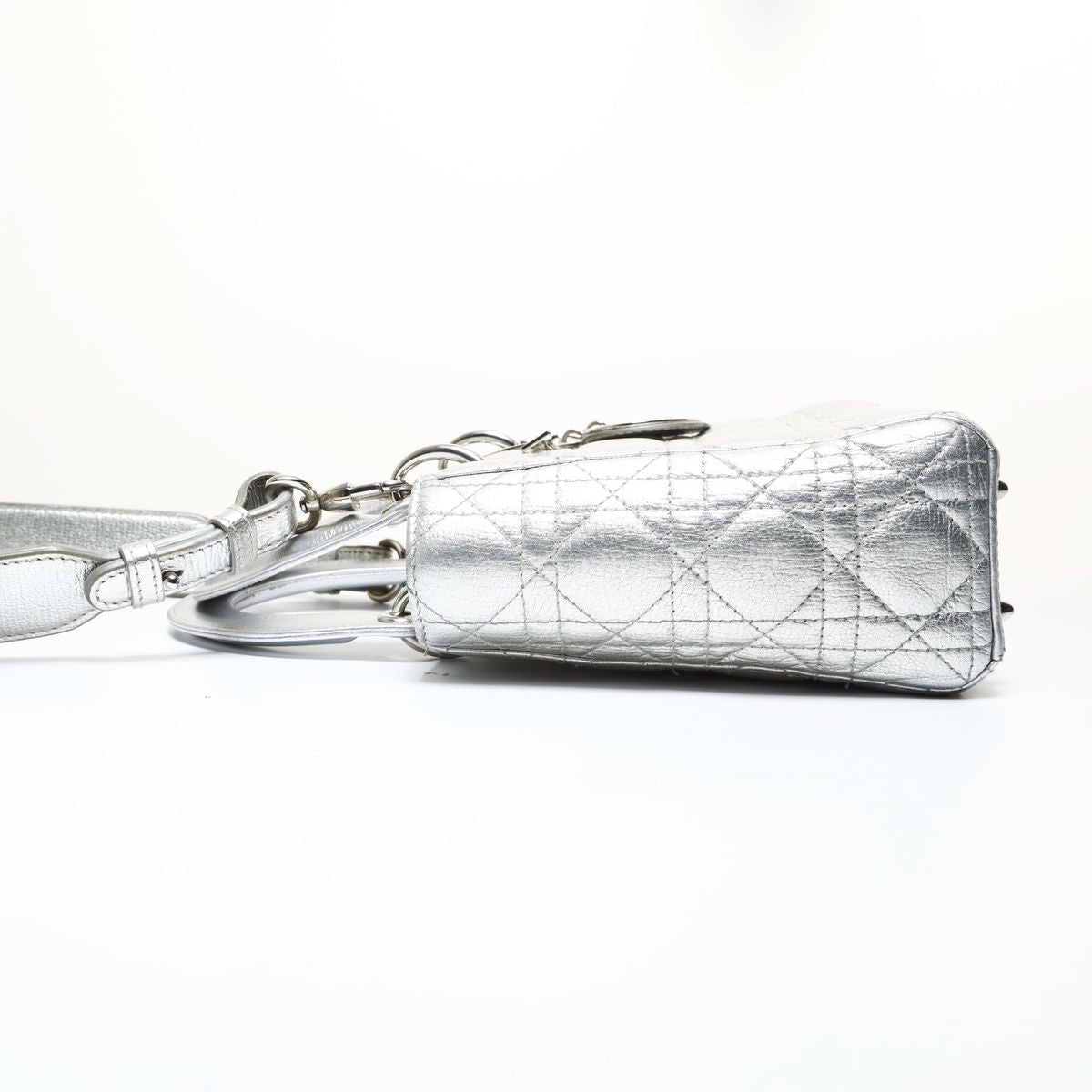 Dior Handbag Lady Cannage Metallic — view 3