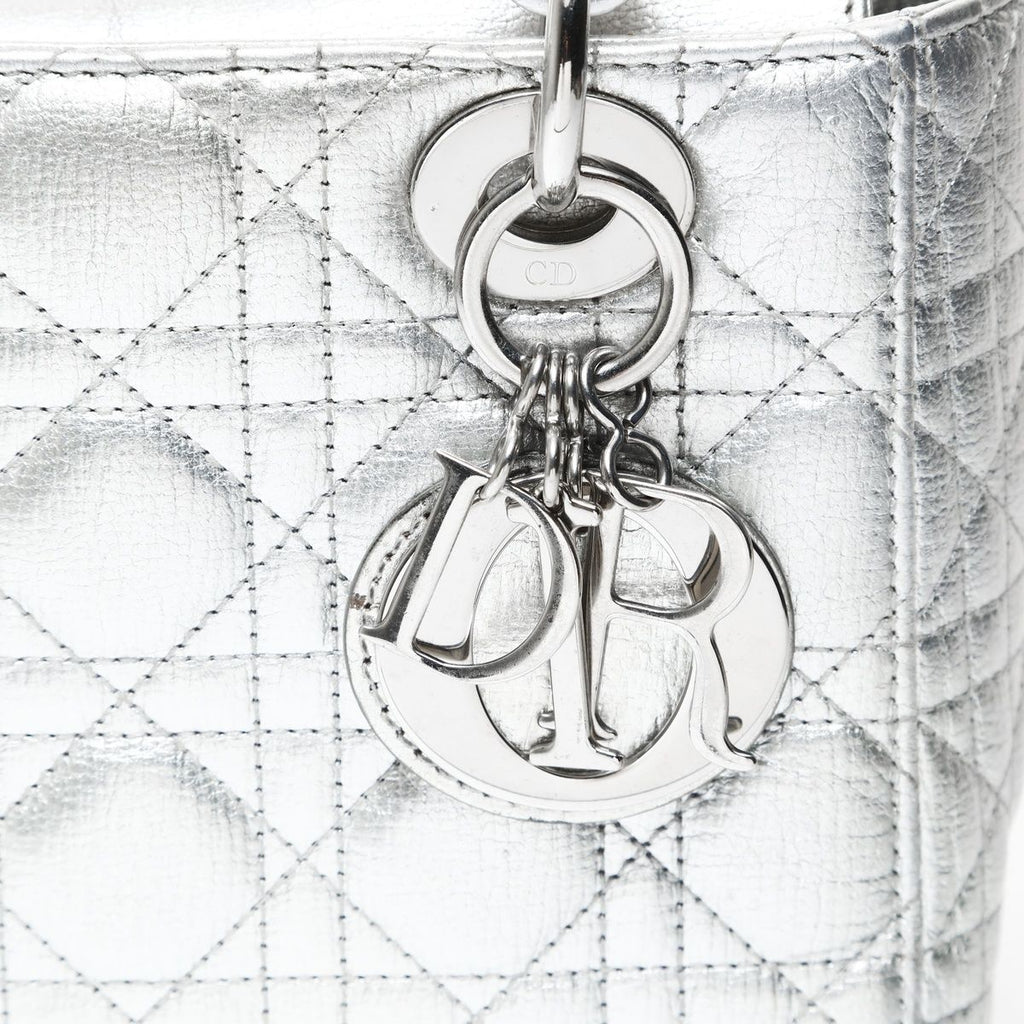 Dior Handbag Lady Cannage Metallic — view 8