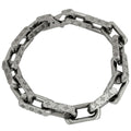 Louis Vuitton Bracelet Monogram Chain Metal Silver