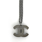 Chanel CC Logo Bracelet Silver Plated — view 2