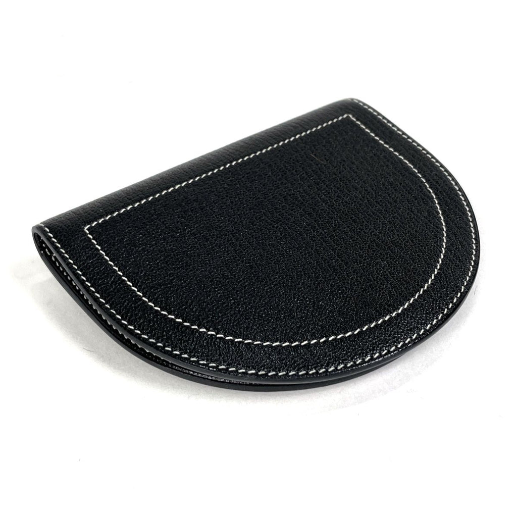 Hermes in the Loop Compact Bifold Wallet Chevre Misor Black — view 2