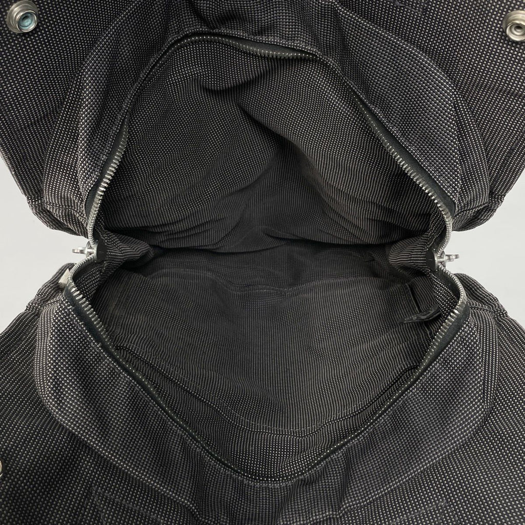 Hermes Her Line a Dos MM Backpack Nylon Canvas Gray — view 9