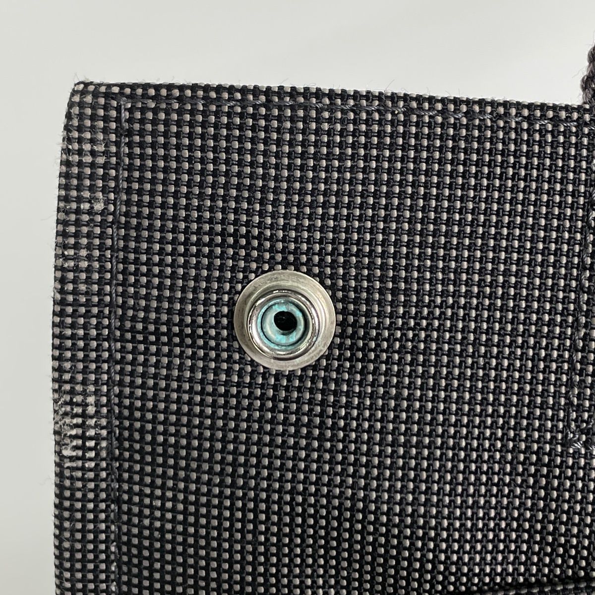 Hermes Her Line a Dos MM Backpack Nylon Canvas Gray — view 6