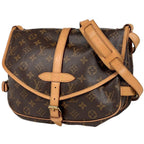 Louis Vuitton Saumur 30 Crossbody Shoulder Bag Monogram Brown