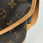 Louis Vuitton Saumur 30 Crossbody Shoulder Bag Monogram Brown — view 4