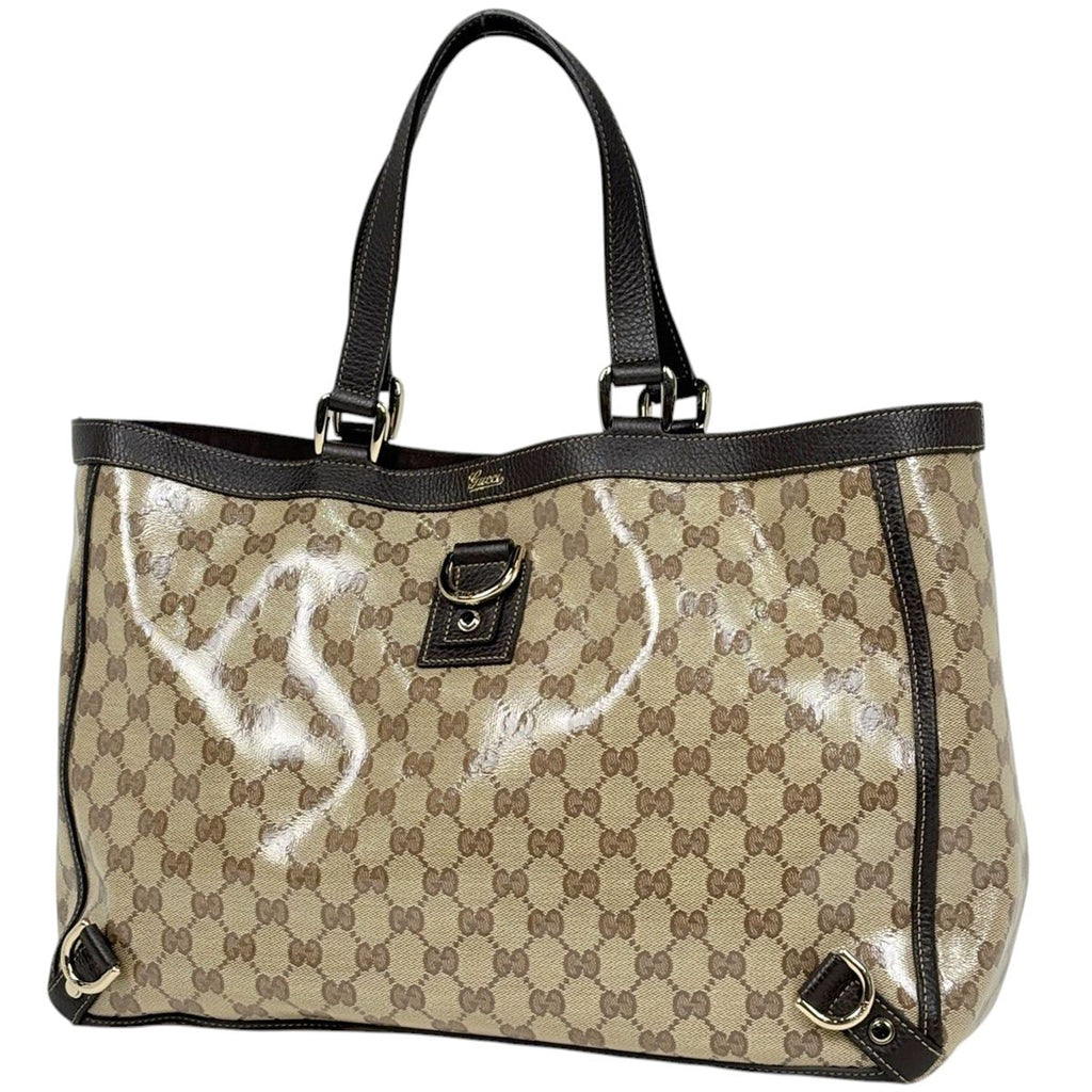 Gucci GG Crystal Tote Brown