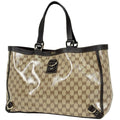 Gucci GG Crystal Tote Brown
