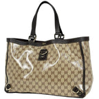 Gucci GG Crystal Tote Brown