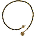 Chanel CC Logo Chain Belt 31 Rue Cambon Leather Gold