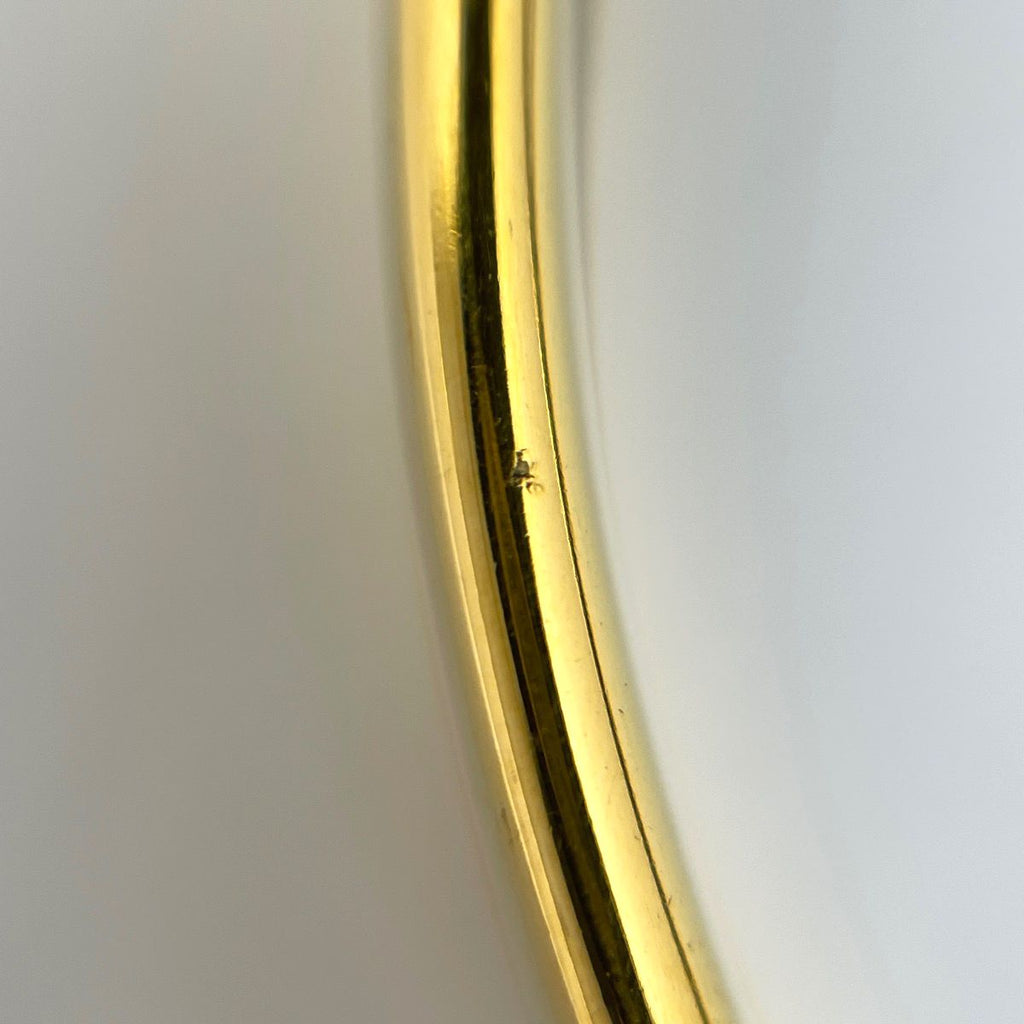 Hermes Enamel PM Bangle Yellow Gold Bracelet — view 5