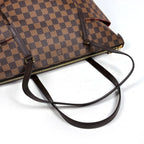 Louis Vuitton Totally MM Shoulder Bag Tote Damier Brown — view 5