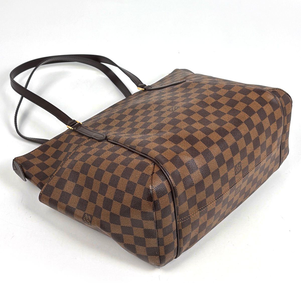 Louis Vuitton Totally MM Shoulder Bag Tote Damier Brown — view 2