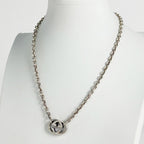 Gucci Interlocking Necklace 925 Sterling Silver — view 4