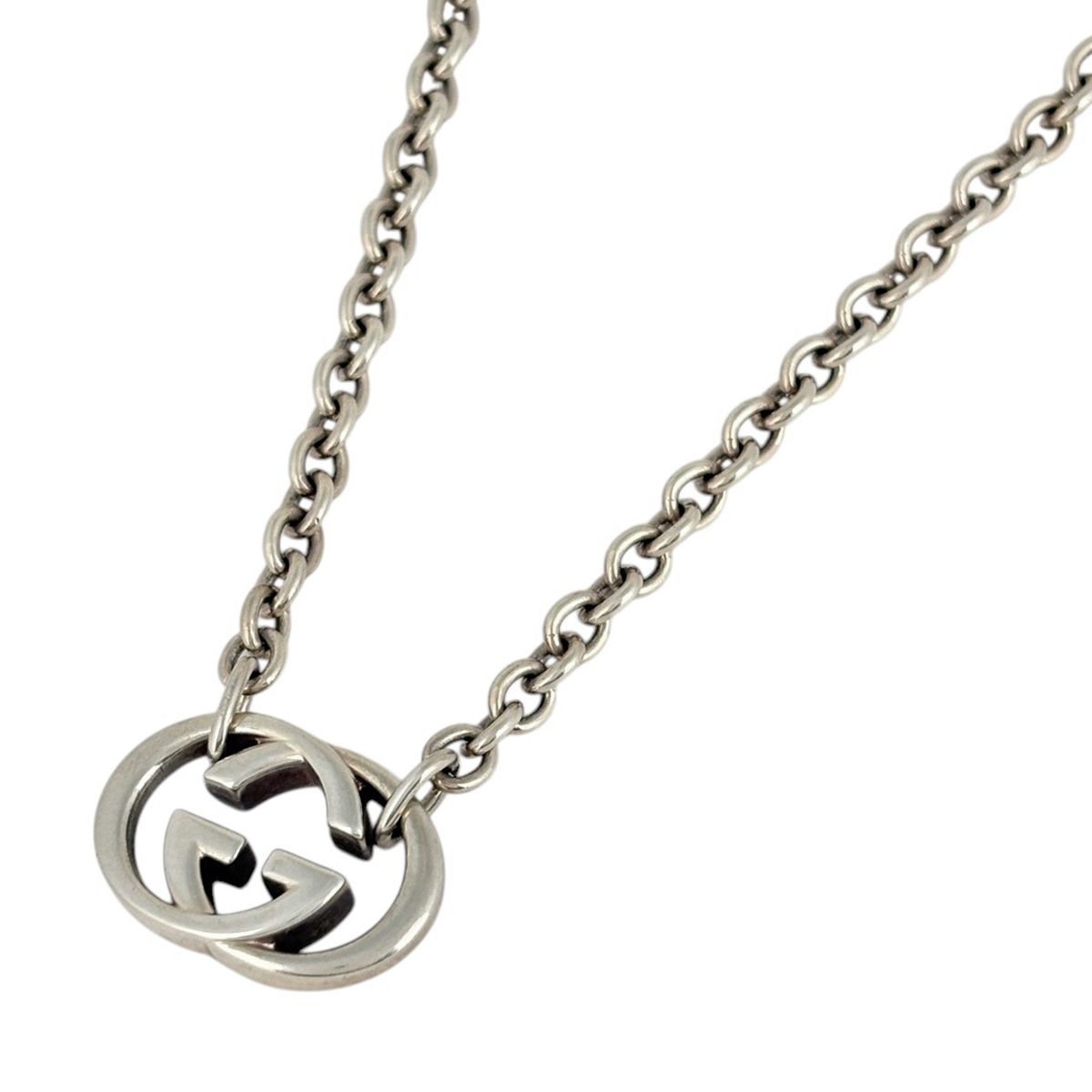 Gucci Interlocking Necklace 925 Sterling Silver