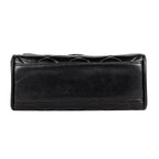 Chanel CC Logo Shoulder Bag Quilted Leather Black — view 5
