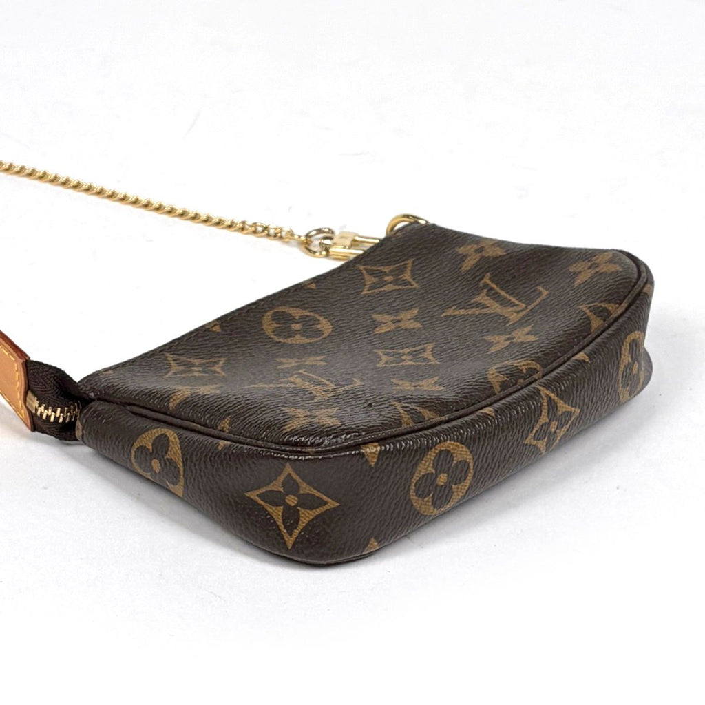 Louis Vuitton Mini Pochette T&b Makeup Cosmetics Pouch Monogram Brown — view 2