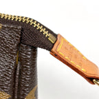 Louis Vuitton Mini Pochette T&b Makeup Cosmetics Pouch Monogram Brown — view 5