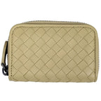 Bottega Veneta Intrecciato Coin Case Card Leather Yellow