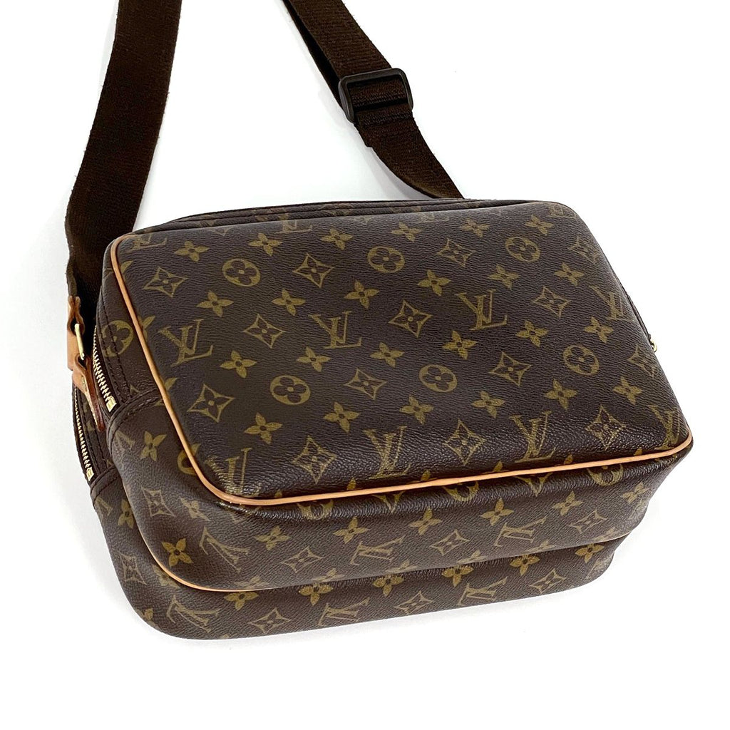 Louis Vuitton Reporter PM Shoulder Bag Monogram Brown — view 2