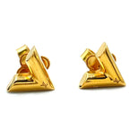 Louis Vuitton Studded Earrings Essential Gold Plated — view 4