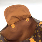 Louis Vuitton Speedy 35 Monogram Leather Brown Handbag Gold — view 7