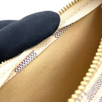 Louis Vuitton Mini Pochette Accessoire Damier Azur White Handbag Gold — view 7