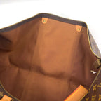 Louis Vuitton Keepall 60 Monogram Leather Brown Boston Bag Gold — view 5