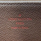 Louis Vuitton Zippy Wallet Damier Ebene Brown Round Gold — view 4