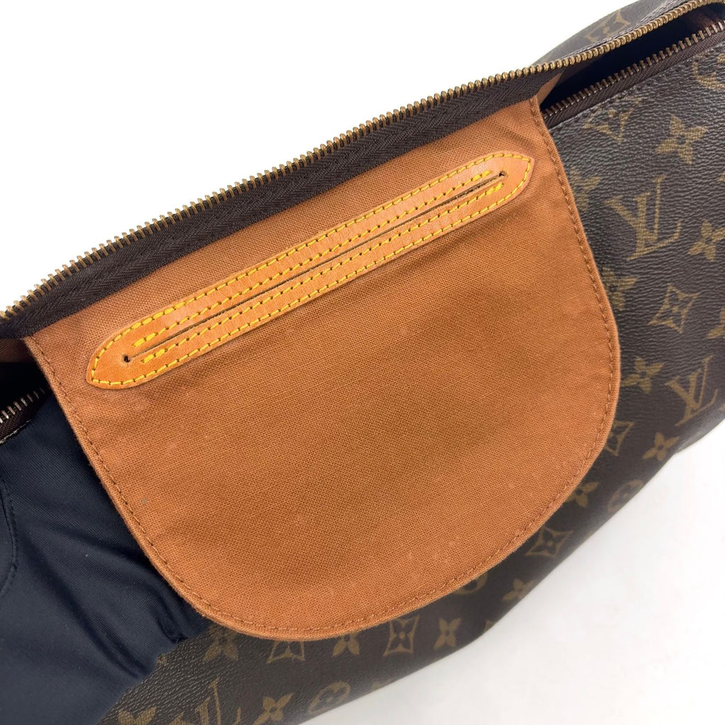 Louis Vuitton Speedy 35 Monogram Leather Brown Handbag Gold — view 7