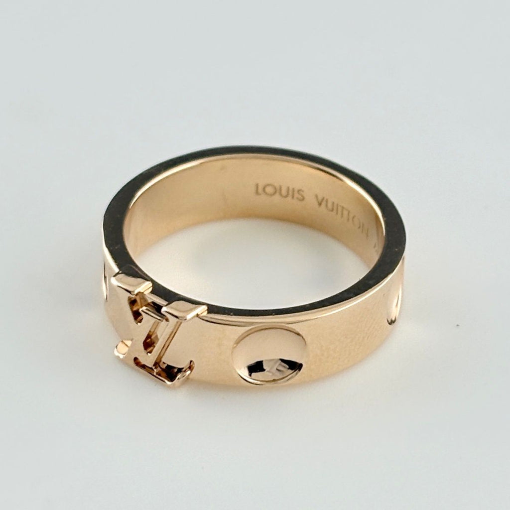 Louis Vuitton Bag Empreinte Ring PG Pink Gold Pave Diamond No 9 — view 2