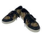 Gucci Sneakers 37.5 GG Pattern Beige Dark Brown Leather — view 2
