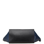 Celine Trapeze 2-Way Shoulder Bag Black Gray Navy Leather Suede — view 3