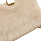 Celine Trapeze 2-Way Shoulder Bag Black Gray Navy Leather Suede — view 4