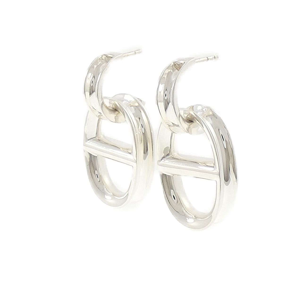 Hermes 925 Earrings Silver — view 2