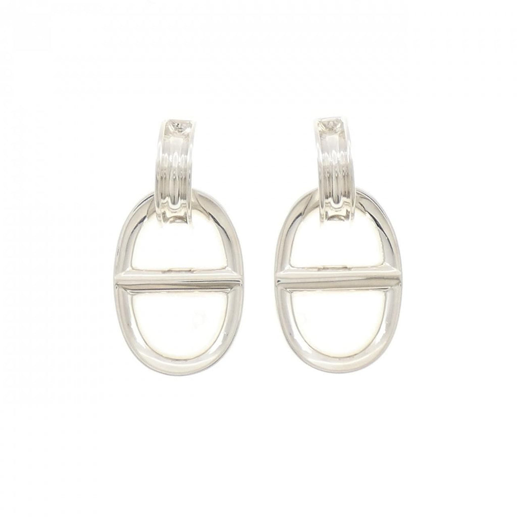 Hermes 925 Earrings Silver