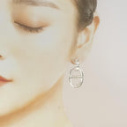 Hermes 925 Earrings Silver — view 4