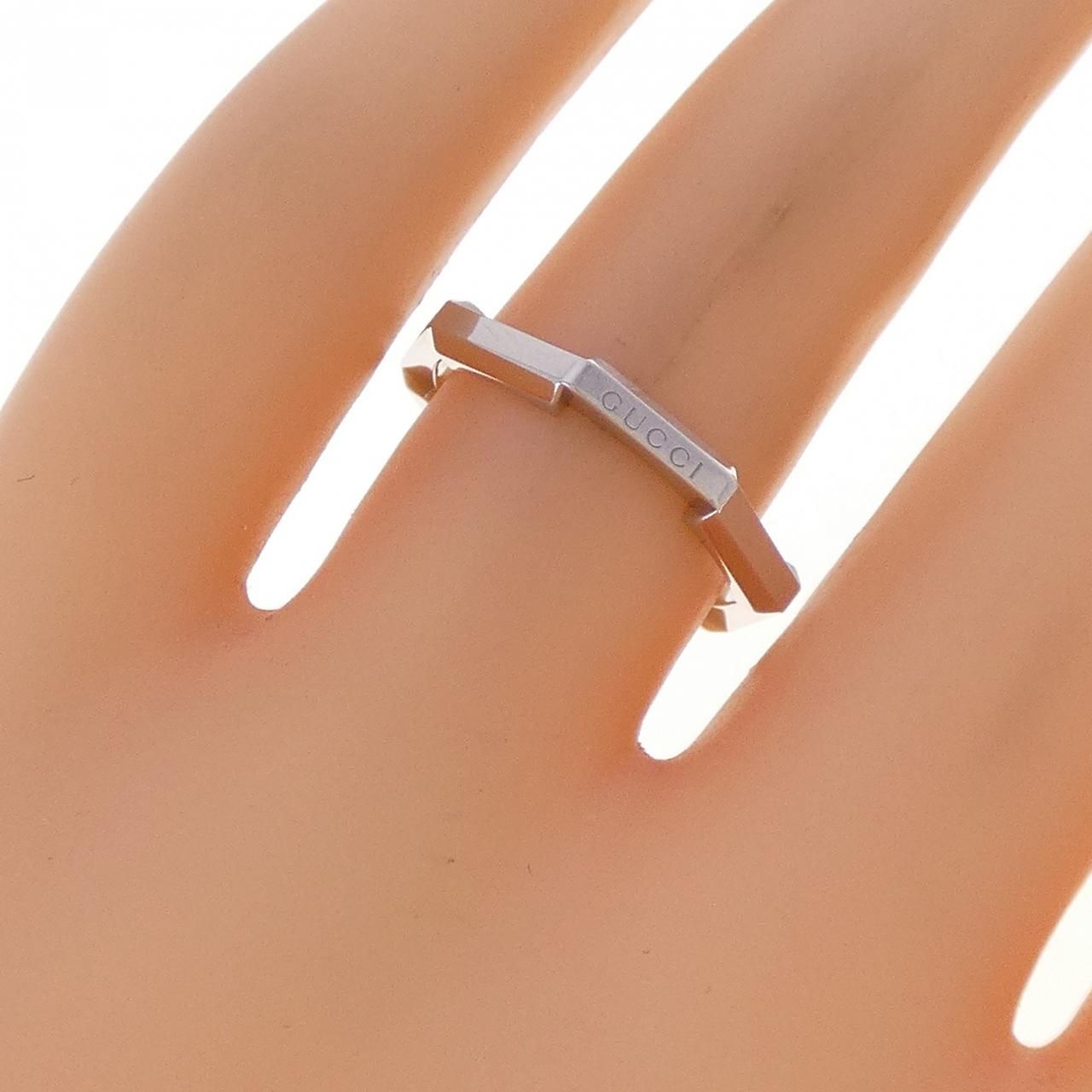 Gucci Mirror Ring White Gold