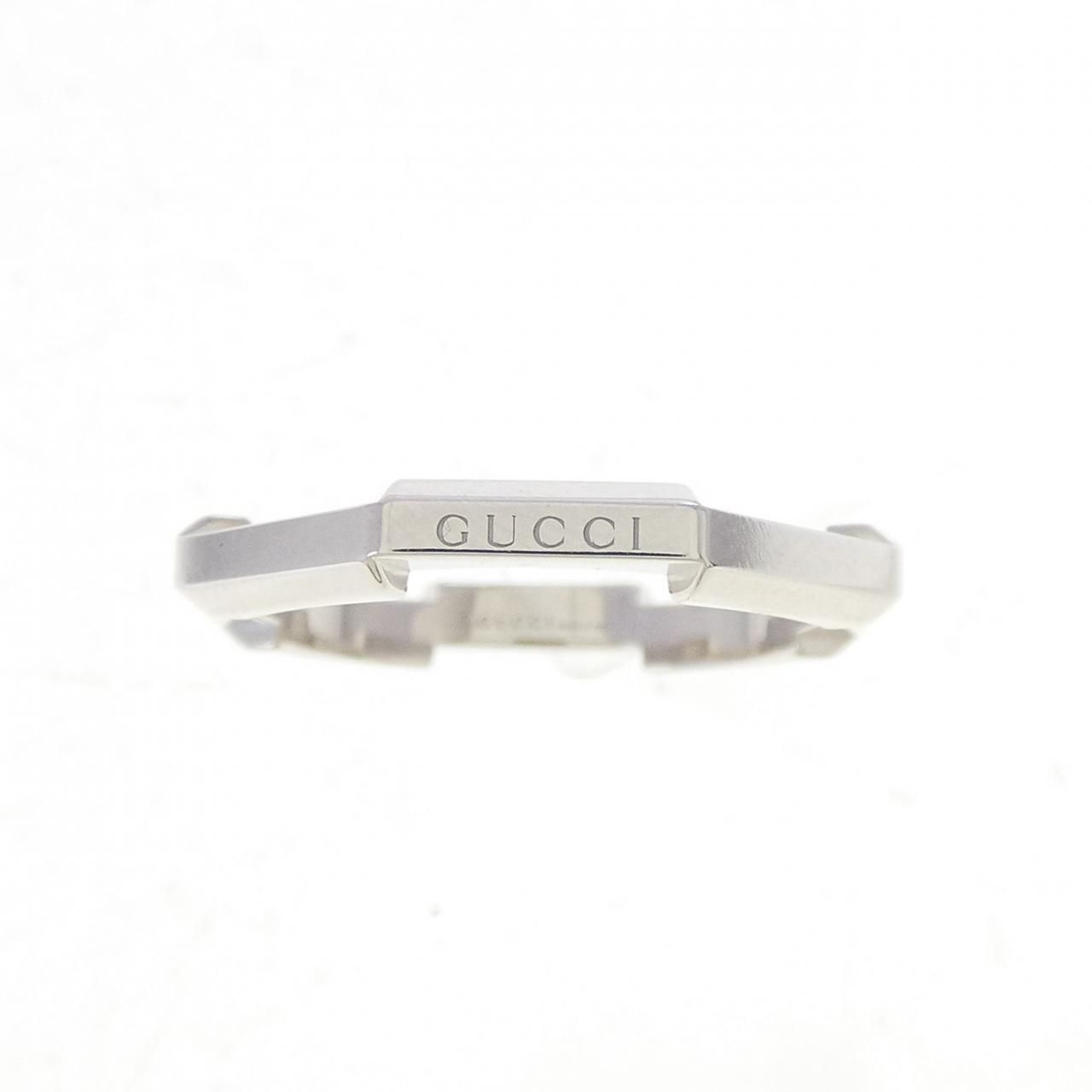 Gucci Mirror Ring White Gold