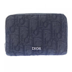Dior Card Case Card Holders Black