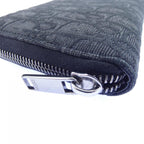 Dior Oblique Jacquard Long Zip Wallet — view 3