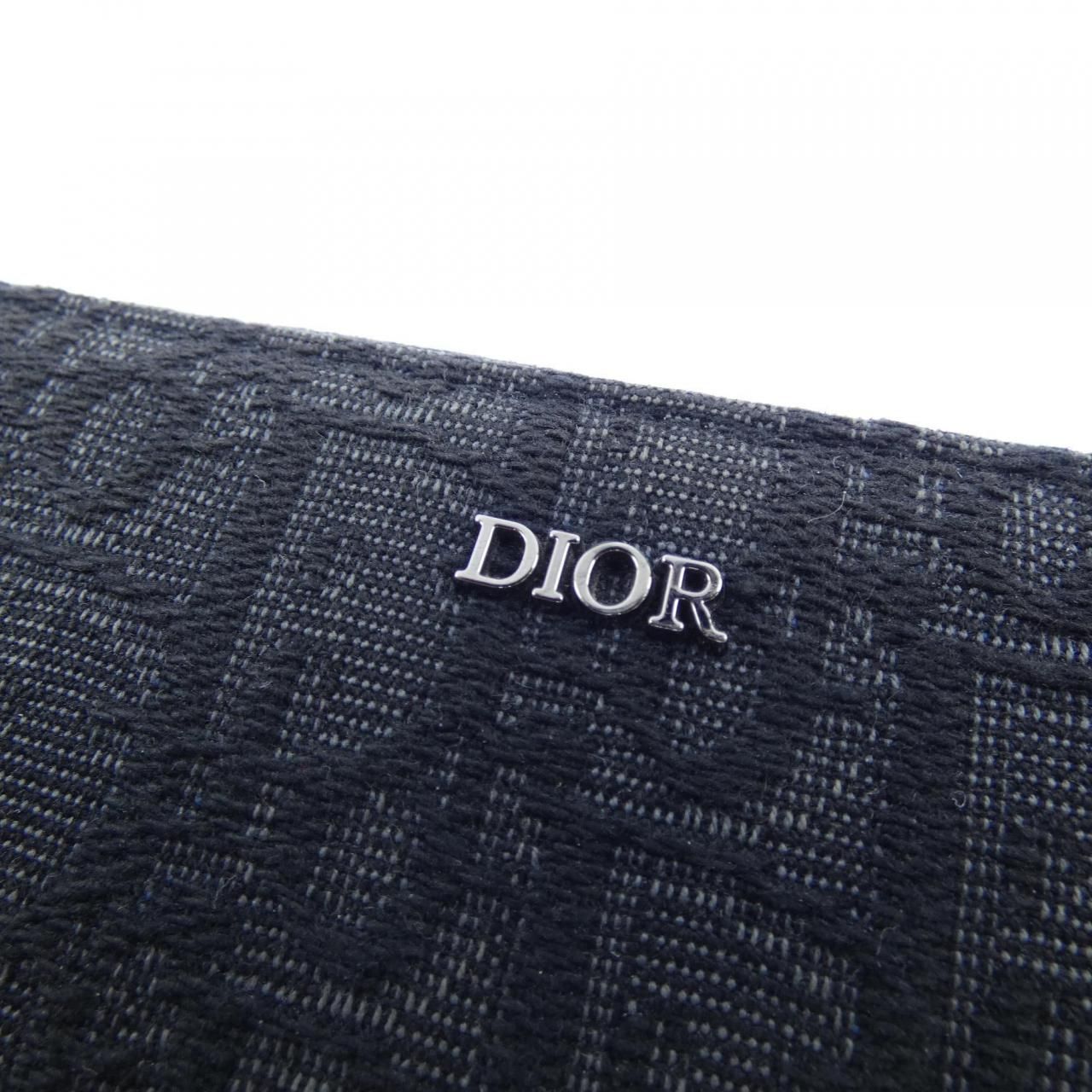 Dior Oblique Jacquard Long Zip Wallet — view 4