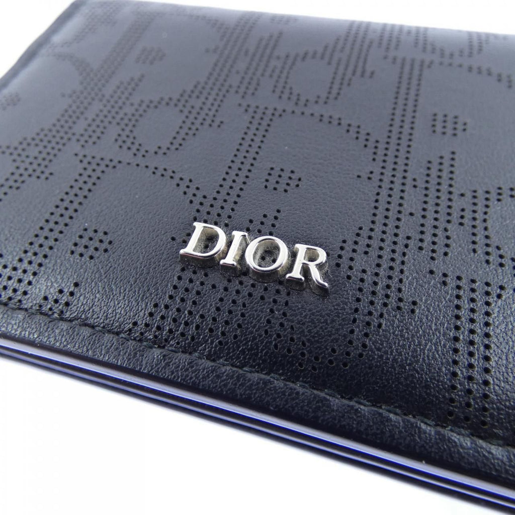 Dior Card Case Card Holders Black — view 3