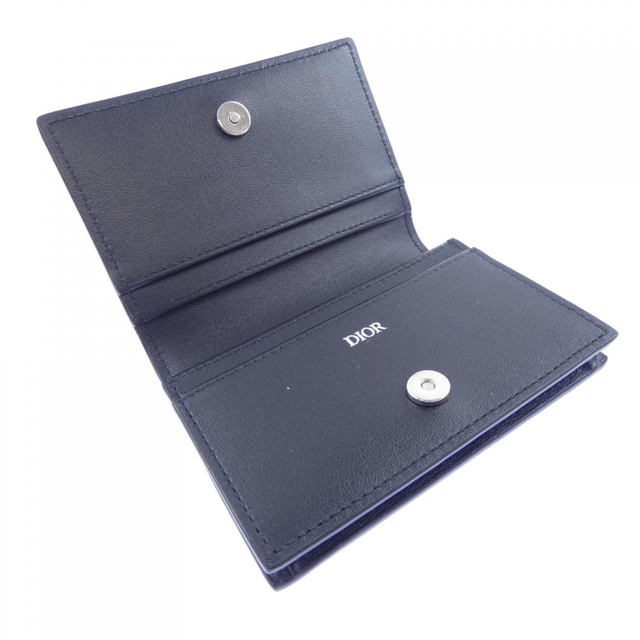 Dior Card Case Card Holders Black — view 4