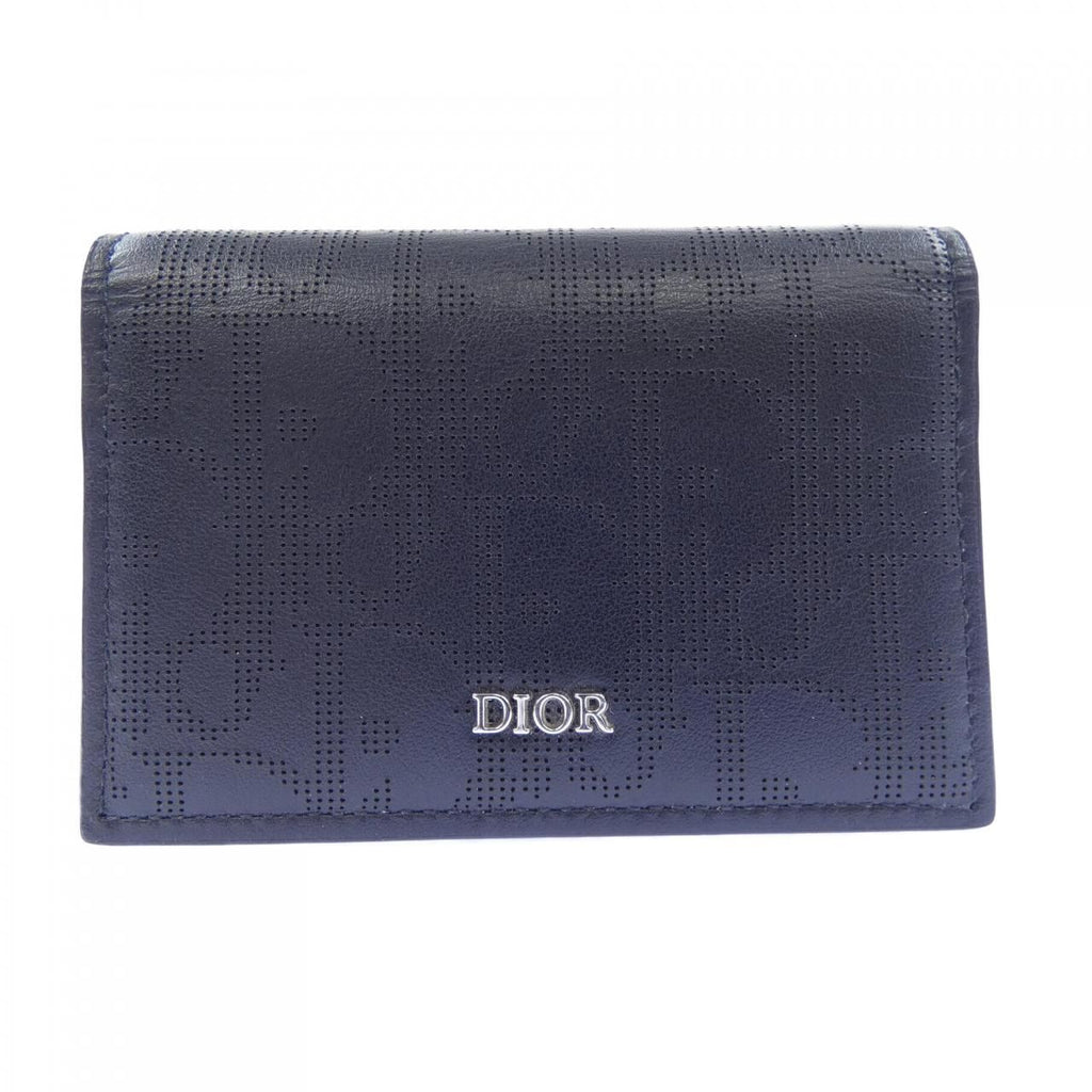 Dior Card Case Card Holders Black