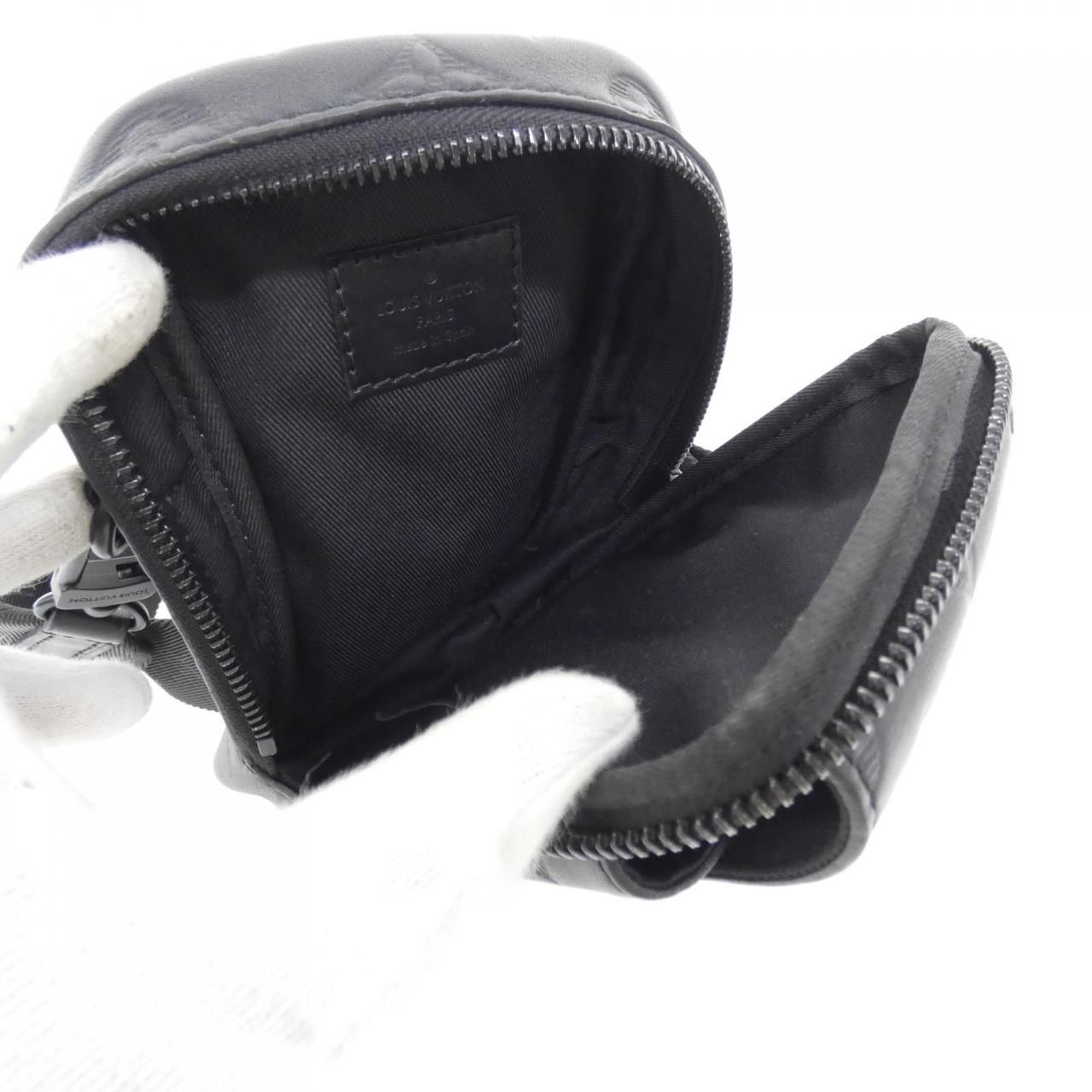 Louis Vuitton Monogram Shadow Double Phone Pouch Shoulder Bag — view 9