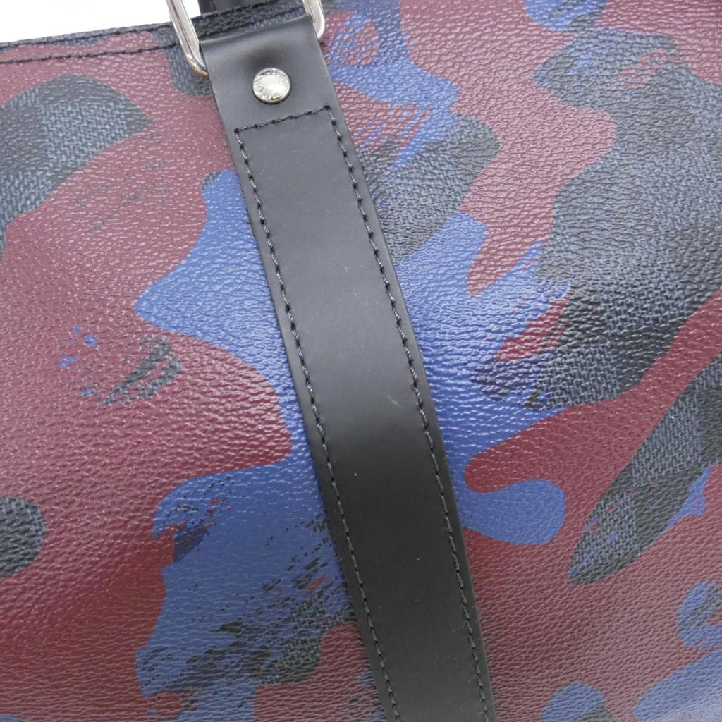 Louis Vuitton Damier Cobalt Camouflage Keepall Bandouliere 45 cm Boston Bag — view 5