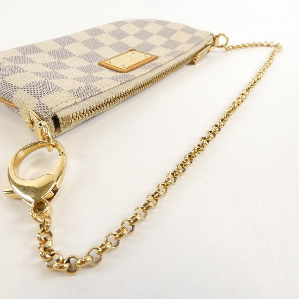 Louis Vuitton Damier Azur Pochette Mirror MM Pouch — view 7