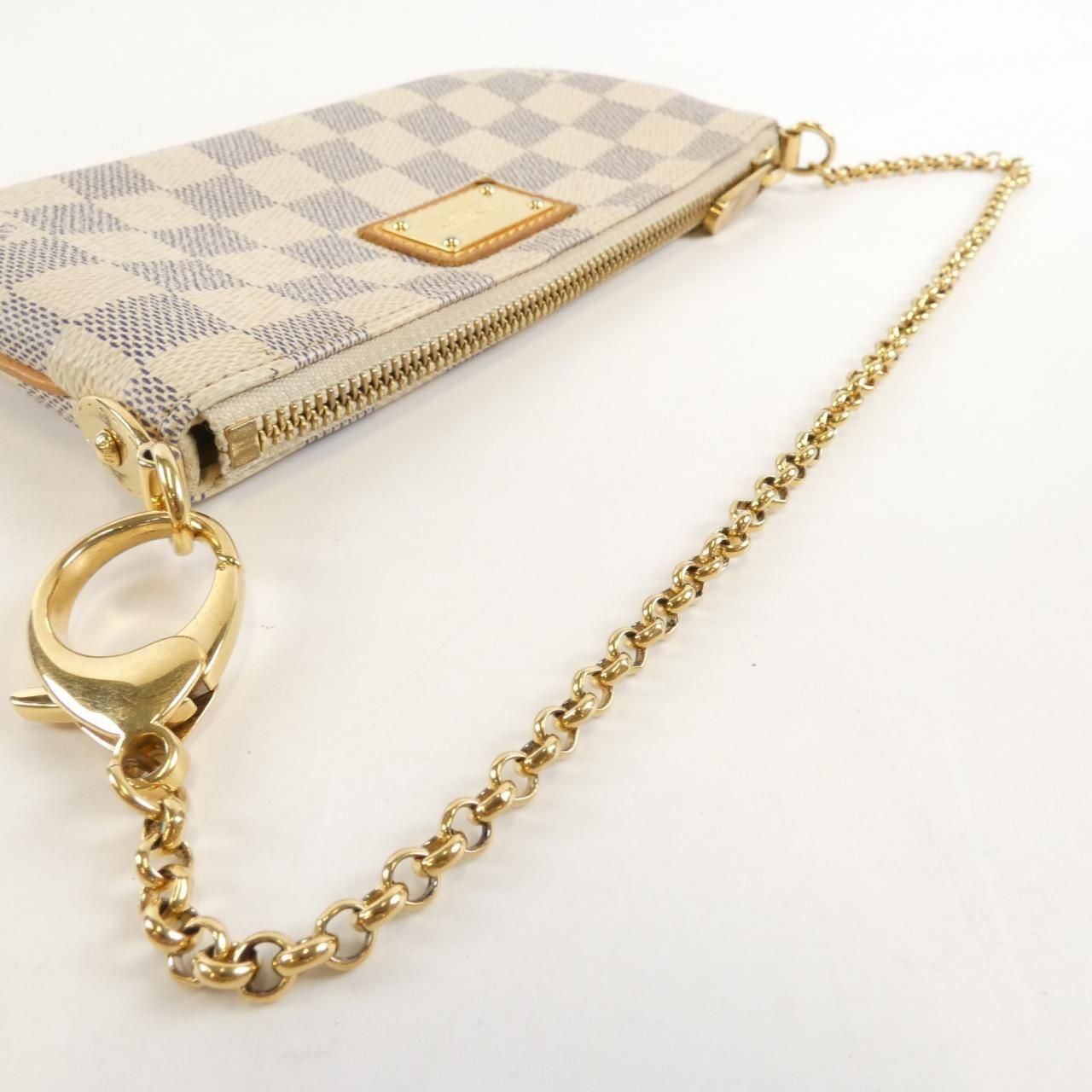 Louis Vuitton Damier Azur Pochette Mirror MM Pouch — view 7